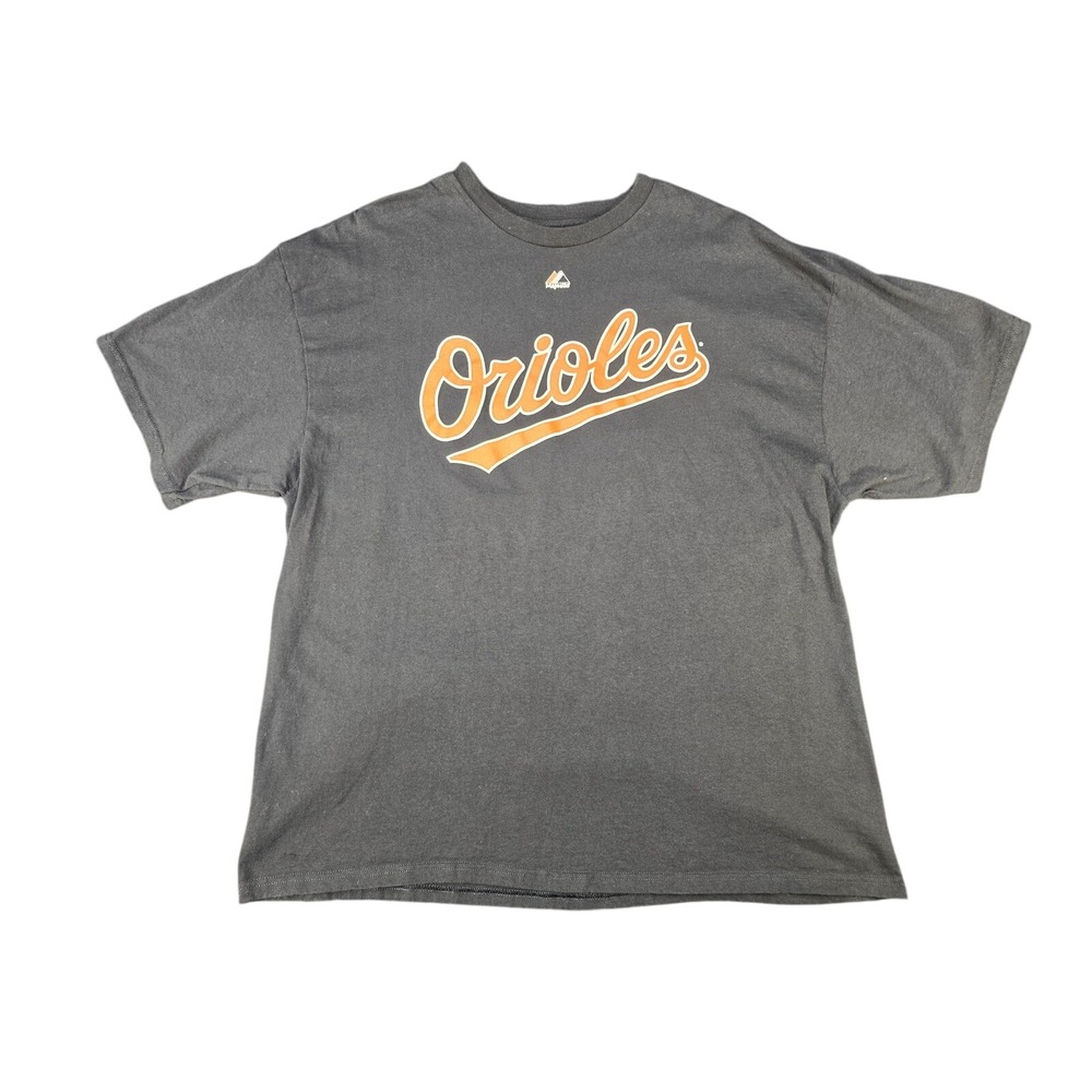 Majestic Baltimore Orioles Manny Machado #13 T Shirt Mens 2XL Black MLB Baseball